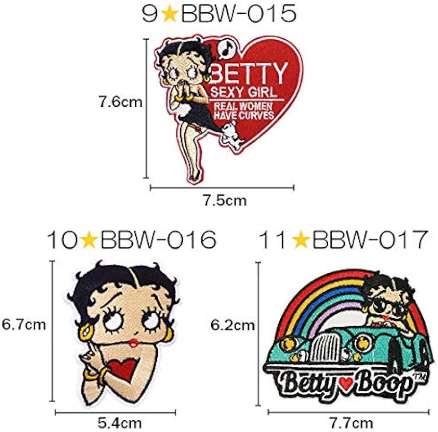 Amazon.co.jp: ベティー ブープ キャラクター ワッペン 刺繍 アイロン Amazon.co.jp: ベティー ブープ キャラクター ワッペン 刺繍 アイロン